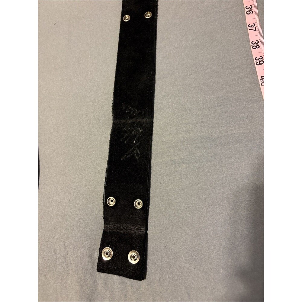 Katie Kelsi Leather Purse Black With Painted Strap Removable Cowgirl Western - Picture 9 of 13